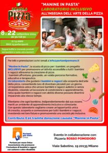 Scuola Pizza Manine in Pasta progetto inclusivo